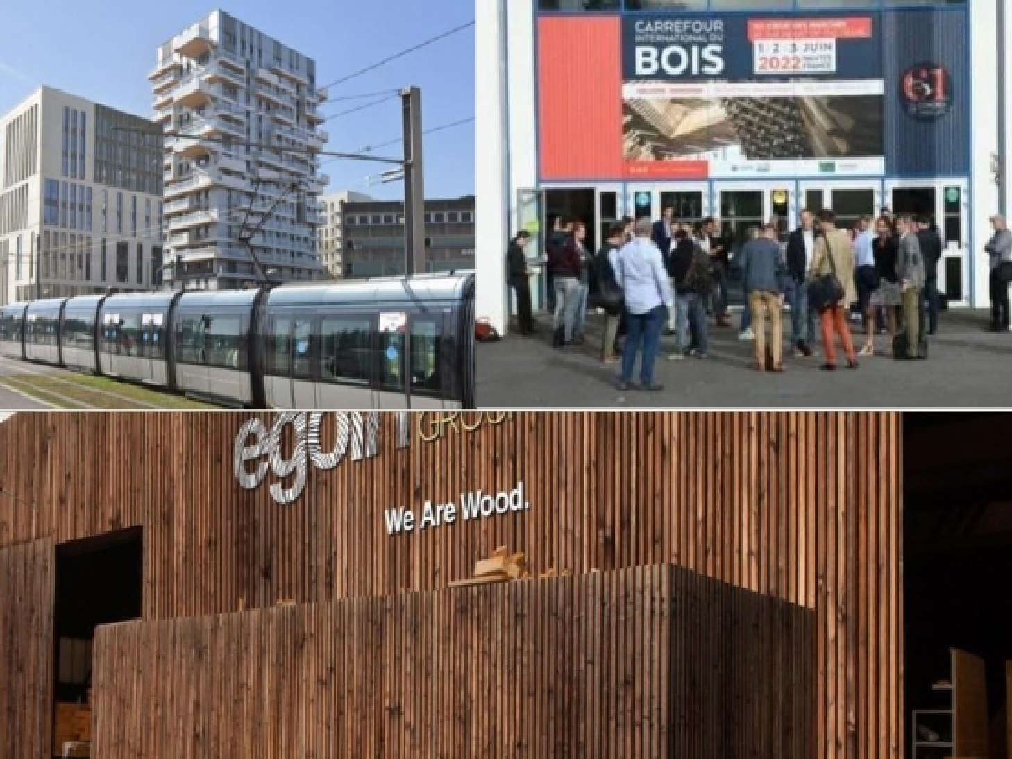 Viaje de estudios Maderaula con visitas a empresas y proyecto <br><br><span style="color: #d1d1d1; font-size: smaller">CANCELADO <br>Carrefour de Bois, Nantes </span>